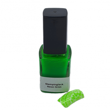 Stamping Lack, Neon Grün 12 ml